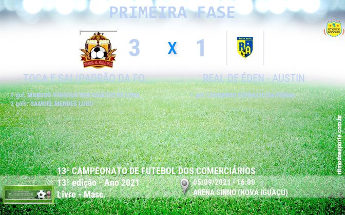 Resultado da partida
